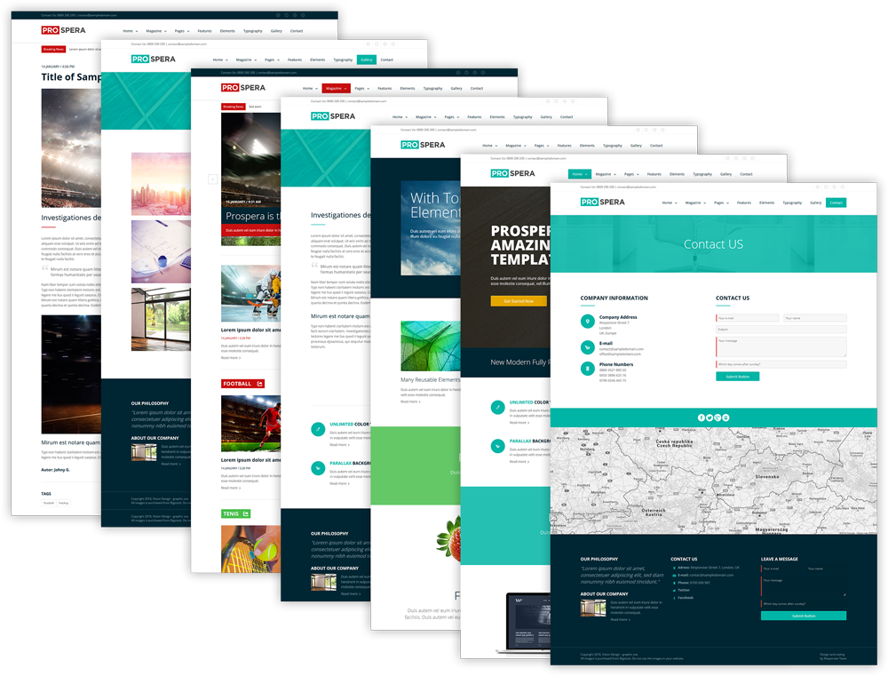 Prospera New Amazing HTML5 Template